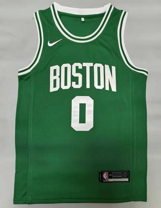 Men Boston Celtics #0 Tatum Green Nike 2025 NBA Jersey style 7->->NBA Jersey